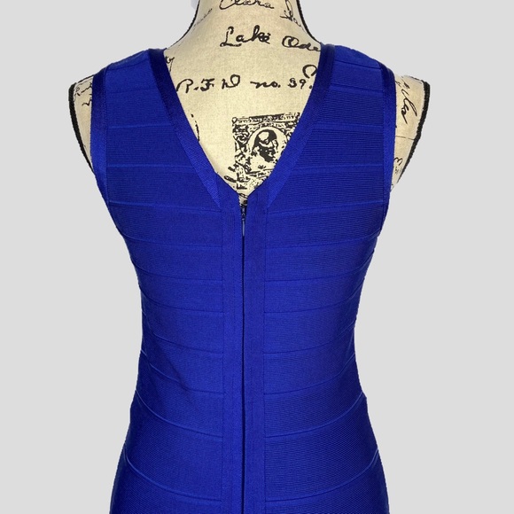 Calvin Klein Bodycon Cocktail Blue Dress - Picture 4 of 6